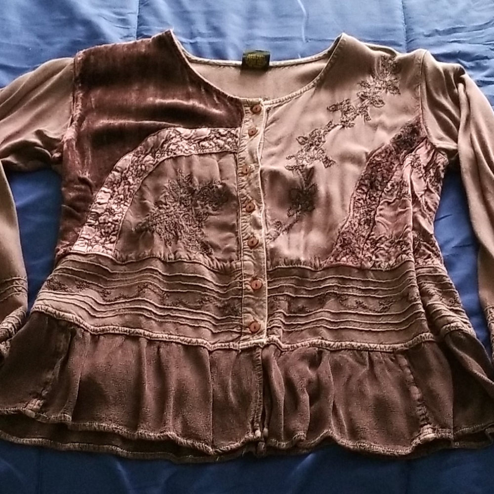 Dark purple blouse